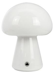 Stolne Lampa Dyberg Larsen, Morkel Mushroom, prigušiv, Bijela, Dnevna soba, Staklo, Skandinavski