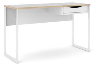 Bijeli radni stol Tvilum Function Plus, 130 x 48 cm