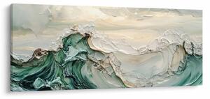 Slika - 3D morska apstrakcija (120x50 cm)