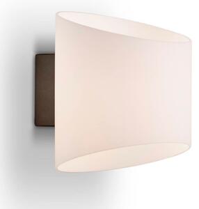 Evoke Zidna Lampa IP44 Oval Anthracite/Opal - Herstal