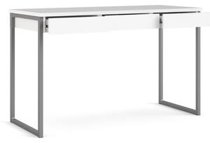 Bijeli radni stol Tvilum Function Plus, 126 x 52 cm