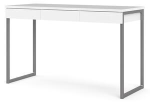 Bijeli radni stol Tvilum Function Plus, 126 x 52 cm