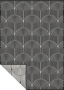 Crno-bijeli vanjski tepih 160x230 cm Pangli Black – Hanse Home