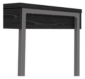 Crni radni stol Tvilum Function Plus, 126 x 52 cm