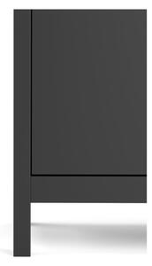Crna komoda Tvilum Madrid, 82 x 80 cm
