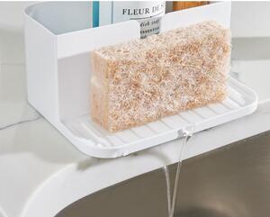 Bijeli držač za deterdžente od reciklirane plastike Eco System – iDesign