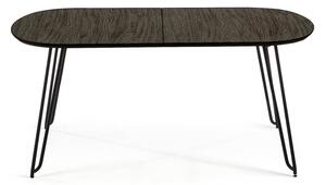 Proširiv blagovaonski stol s pločom stola u dekoru jasena 90x140 cm Norfort – Kave Home
