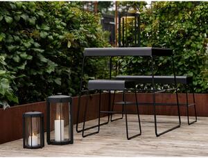 Crni metalni blagovaonski stol 58x75 cm A-Café – Zone