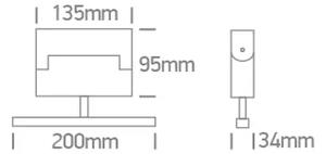 PODESIVA LINEARNA LED SVJETILJKA ZA MAGNETSKE ŠINE 12W CCT BIJELA MINI/MAXI/P&P DM42106A/W/V