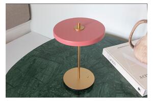 Ružičasta LED stolna lampa s mogućnosti zatamnjivanja s metalnim sjenilom (visina 31 cm) Asteria Move – UMAGE