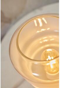 Bijela stolna lampa sa staklenim sjenilom (visina 23 cm) Verona – it's about RoMi