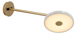 LED zidna lampa s mogućnosti zatamnjivanja u srebrnoj boji ø 15 cm Asteria Wall Long – UMAGE