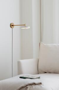 LED zidna lampa s mogućnosti zatamnjivanja u srebrnoj boji ø 15 cm Asteria Wall Long – UMAGE