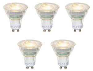 Set od 5 GU10 50mm LED žarulja prozirne 2.5W 450 lm 2700K