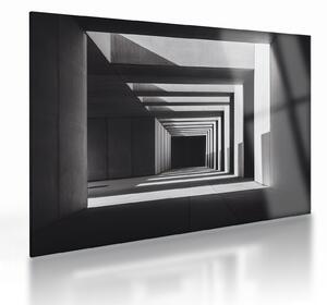 Staklena slika - Kvadratni tunel (70x50 cm)