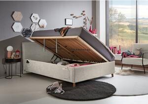 Bež dječji krevet s prostorom za odlaganje 90x200 cm Fun – Meise Möbel