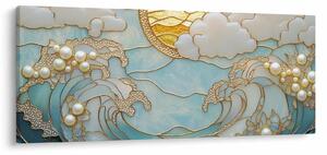 Slika - 3D biseri u oceanu (120x50 cm)