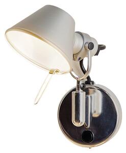 Zidne Svjetiljka Artemide, Tolomeo Micro Faretto, prigušiv, Metalik, Dnevna soba, Metal, Dizajn