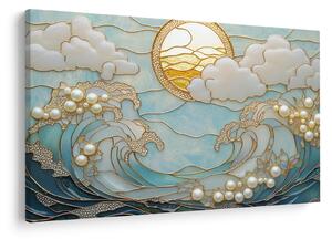 Slika - 3D biseri u oceanu (90x60 cm)