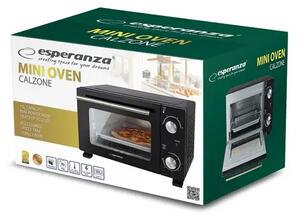 Esperanza CALZONE Mini Pećnica – 10 L, 800 W, Podesiva Temperatura do 230 °C