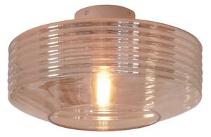 Smeđa stropna svjetiljka sa staklenim sjenilom ø 35 cm Verona – it's about RoMi