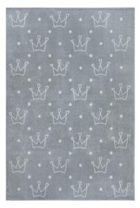 Sivi dječji tepih 160x235 cm Crowns – Hanse Home