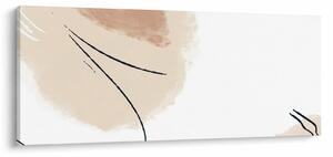 Slika - Bijela apstrakcija (120x50 cm)