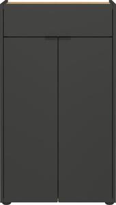 Antracitno sivi visok kupaonski ormarić 60x98 cm Forano – Germania