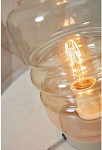 Smeđa stolna lampa sa staklenim sjenilom (visina 23 cm) Verona – it's about RoMi