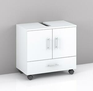 Riva Kupaonski ormarić za ugradbeni umivaonik System (62,2 x 35,6 x 57,5 cm, Bijele boje, Mat)