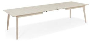 Proširiv blagovaonski stol s pločom stola u dekoru hrasta u prirodnoj boji 105x220 cm Porto – Furnhouse