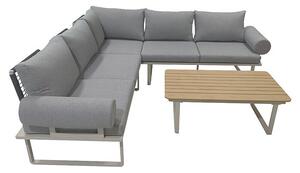 Sunfun Set lounge namještaja Brina (4 -dij., Siva, bež)