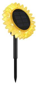 Globo Solarna ukrasna LED svjetiljka Suncokret (Boja svjetla: Topla bijela, LED, Visina: 29,5 cm)