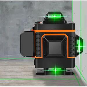 BIGSTREN 4D laserska libela 16 linija 360° – zeleni laser, samonivelirajuća, IP54