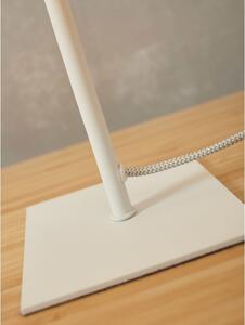 Bijela stolna lampa s metalnim sjenilom (visina 31 cm) Perth – it's about RoMi