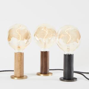 Smeđa stolna lampa s mogućnosti zatamnjivanja (visina 26 cm) Knuckle – tala