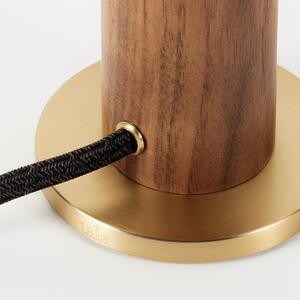 Smeđa stolna lampa s mogućnosti zatamnjivanja (visina 26 cm) Knuckle – tala
