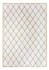 Oker žuti/bijeli vanjski tepih 80x150 cm Malaga – NORTHRUGS
