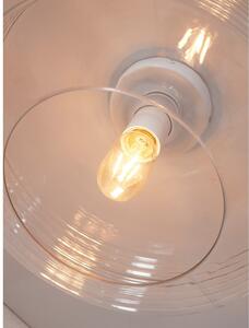 Siva stropna svjetiljka sa staklenim sjenilom ø 35 cm Verona – it's about RoMi
