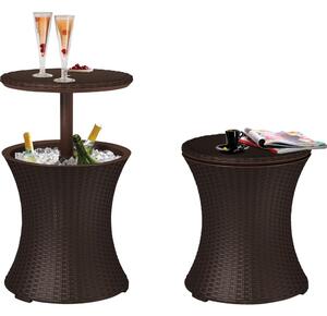Okrugao vrtni stol s prostorom za led 49.5x49.5 cm Cool – Keter