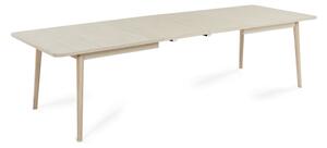 Proširiv blagovaonski stol s pločom stola u dekoru hrasta u prirodnoj boji 95x170 cm Porto – Furnhouse
