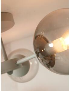 Siva stropna svjetiljka sa staklenim sjenilom ø 12 cm Aspen – it's about RoMi