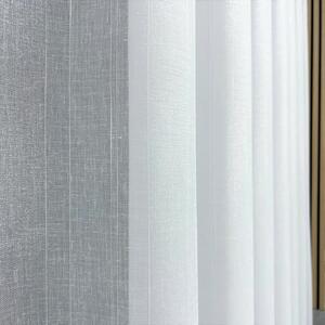 Tkanina za zavjese Batist Shimmer bijela vis. 3,30 m
