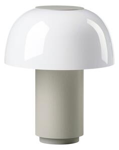 Siva LED stolna lampa aluminijska s mogućnosti zatamnjivanja (visina 22 cm) Harvest – Zone