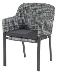 Svijetlo siva vrtna stolica od umjetnog ratana Cairo – Hartman