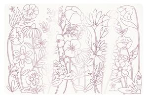 Papirnati podmetač 8 kom 28x42.5 cm Butterflies & Flowers – Meri Meri