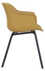 Oker žute plastične vrtne stolice u setu 2 kom Jill Rondo – Hartman