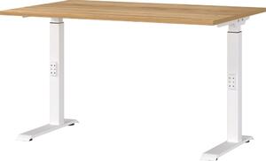 Radni stol s pločom stola u dekoru hrasta 80x120 cm Downey – Germania