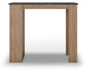 Barski stol s pločom stola u mramornom dekoru 47x120 cm Peru – Marckeric