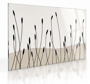 Staklena slika - Grafička livada N⁰3 (70x50 cm)